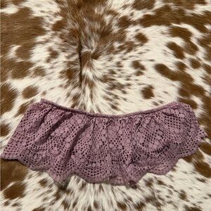 Victoria's Secret Mauve Lace Detail Top